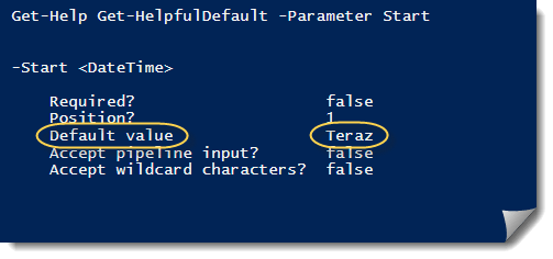 PowerShell-PSDefault-Help-Message
