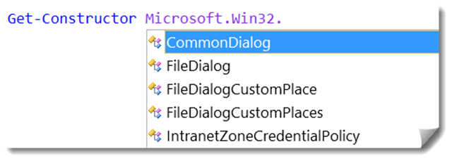 IntelliSense-GetConstructor