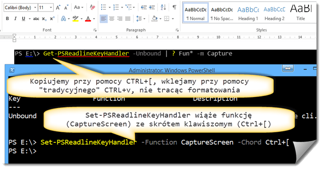 PSReadline-CaptureScreen-kopiowanie-z-formatowaniem