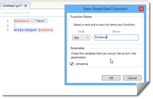PowerShell-ISE-Steroids-Zamiana-Skrawka-Kodu-W-Funkcje